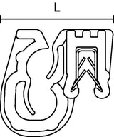 Hellermann Ec1-3spdhc6-7 Befestigungsbinder Edgeclip 151-04010
