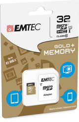Emtec Micro Sdhc 32gb Uhs1 U1 Cl10 Ecmsdm32ghc10gp