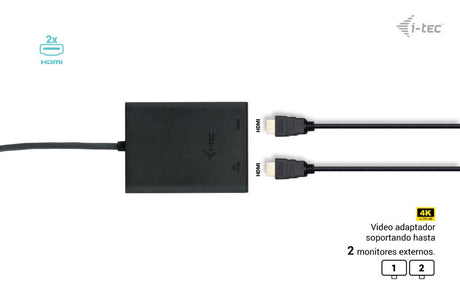 EAN 8595611706561 - i-tec C31DUAL4K60HDMI Adaptador gráfico USB 7680 x 4320 Pixeles Negro imagen 8