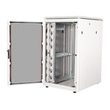 Roline 19-Zoll Netzwerkschrank Pro 26 He, 800x1000 Bxt Glastr Grau