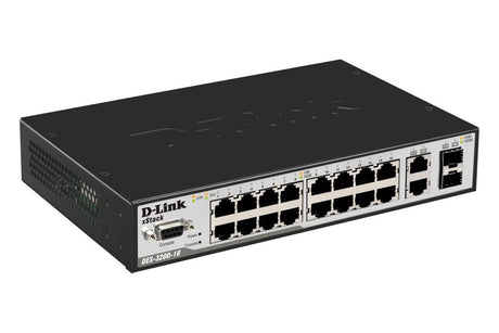 EAN 0790069328008 - D-Link DES-3200-18 switch Gestionado L2 1U Negro imagen 1
