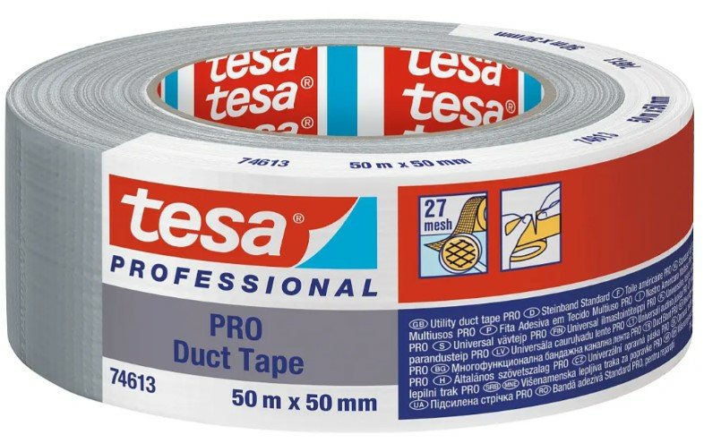 Tesa Silver Repair Tape 50m X 50mm