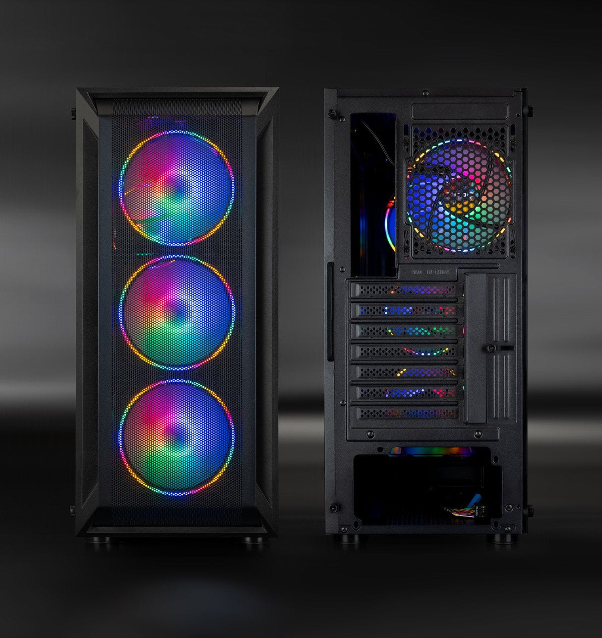 Tooq Caja Semitorre Gaming Tqgcc101-B "Ragnärok" - Negro