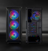 Tooq Caja Semitorre Gaming Tqgcc101-B "Ragnärok" - Negro