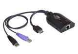 Adaptador Kvm De Medios Virtuales Hdmi/Usb, Aten Ka7168