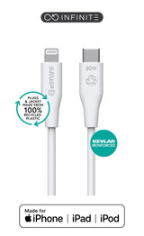 EAN 5715063055434 - eSTUFF ES602270-BULK cable de conector Lightning 2 m Blanco imagen 1