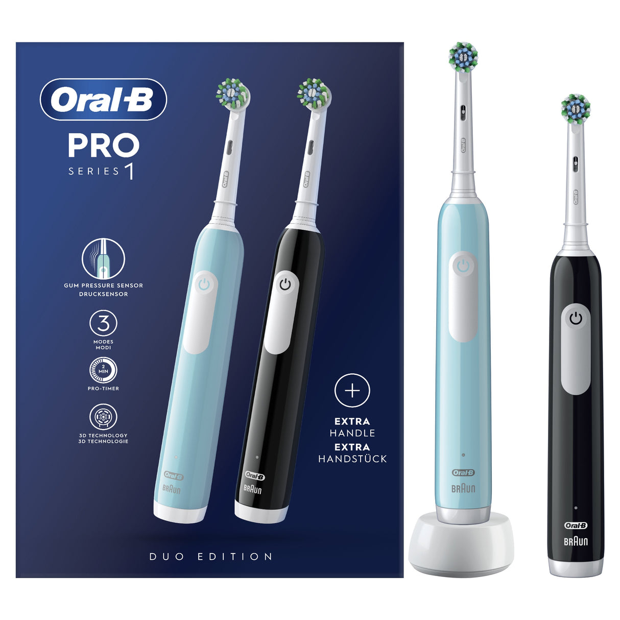 Cepillo Dental Oral-B Pro1 Turquesa + B
