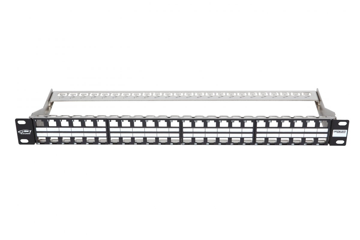 19" Patch Panel Unequipped  48xrj45 Shielded