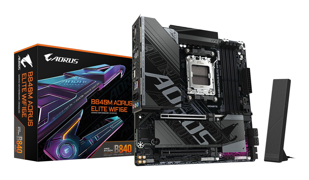 Gigabyte B840m Aorus Elite Wifi6e Am5 1xdp 1xhdmi