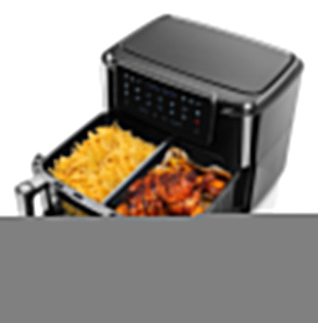 EAN 5608475038693 - Haeger AF-D10.010A freidora Doble 10 L Independiente 2600 W Freidora de aire caliente Negro imagen 3