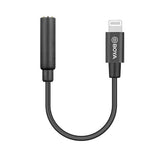 Boya 3.5mm Female Trs To Male Lightning Adapter Cable (20cm)