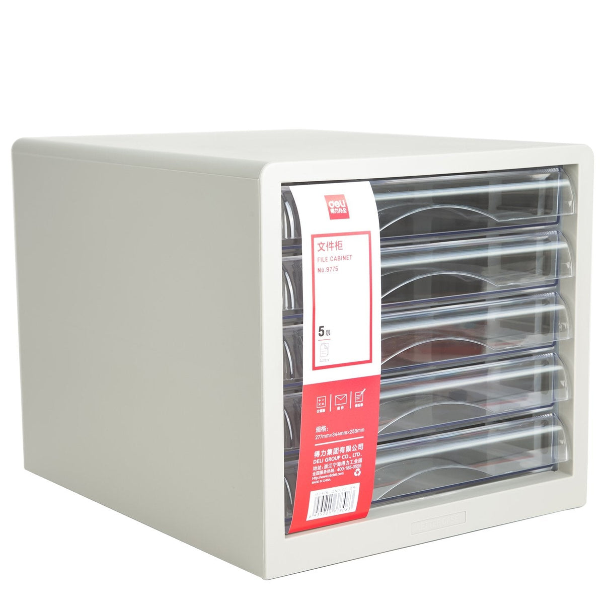 Deli Modulo 5 Cajones Deli Pp Gris