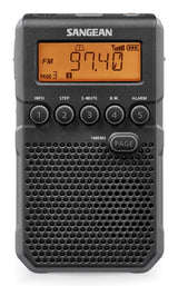 Sangean Dt-800 Negro Radio Digital Bolsillo Am Fm Con Rds Pantalla Lcd Batería Recargable