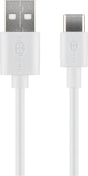 EAN 4040849455636 - Goobay 45563 cable USB USB 2.0 1 m USB A USB C Blanco imagen 1