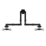 Tooq Soporte De Mesa Con Brazos Articulados Para 2 Monitores De 13"-32" - Giratorio E Inclinable - Gestion De Cables -