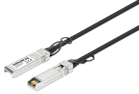 EAN 0766623508483 - Intellinet 508483 Cable de fibra óptica e InfiniBand 5 m SFP+ Negro, Plata imagen 1