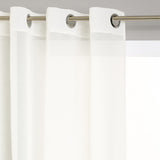 Visillo Con Ollaos Color Blanco Roto 140x240cm