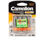 Pilas Camelion Aa/Hr6, 2500 Mah, Recargables Ni-Mh, 4 Pieza(S)