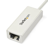 Startech Adaptador De Red Usb 3.0 A Rj45 Gigabit 1gbps Blanco  Usb31000sw