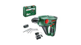 Taladro  Bosch Bricolaje Y Jardín Percutor A Batería Uneo, 12 V, Verde/Negro, Batería De Iones De Litio De 2,0 Ah, En Maletín 060398400d