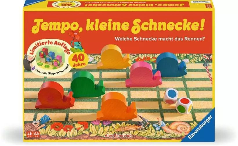 Pace De Ravensburg, Pequeño Caracol! 40 Años De Edición De Aniversario, Juego De Mesa 23034