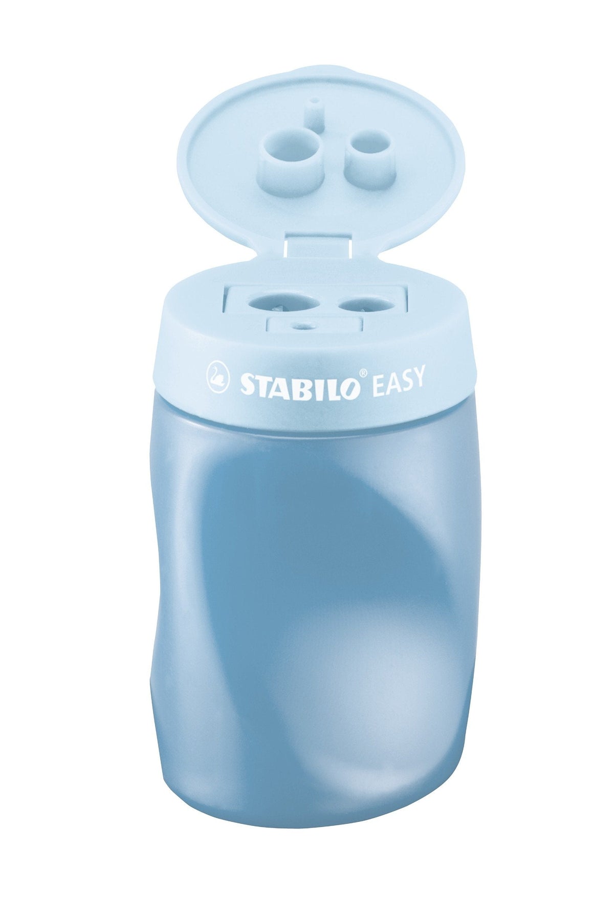 Stabilo Easy - Sacapuntas Con Depósito - 3 Agujeros - Azul