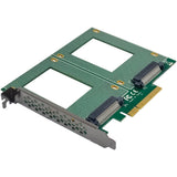 Inline Pcie Tarjeta A 2x Interno U.2 Nvme Sff-8639  Bifurcation - Pcie X8 - Ancho