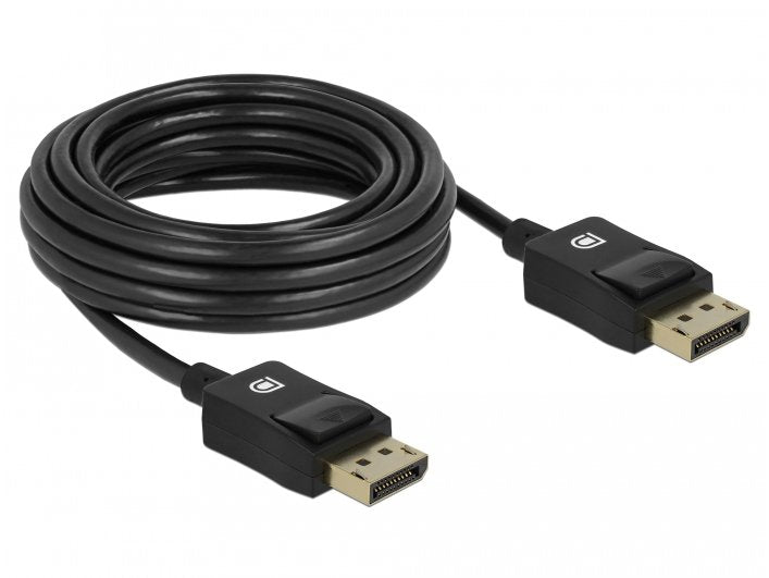 Delock Cable Displayport Coaxial 8k 60 Hz  5 M