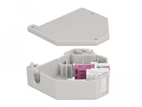 Delock Hutschienenadapter Mit Keystone Lc Duplex Buchse Zu Lc Duplex Buchse Violett