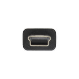 Inline Usb 2.0 Cable Tipo A Macho A Mini B Macho 5 Pines Negro 5m