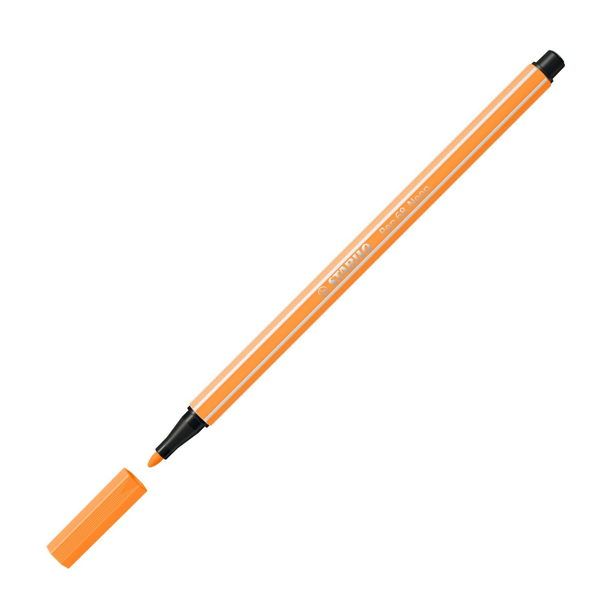 Stabilo Pen 68 Rotulador Naranja Fluorescente -10u-