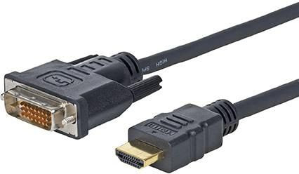 EAN 5712505421833 - Vivolink PROHDMIDVI20 adaptador de cable de vídeo 20 m HDMI DVI-D Negro imagen 1