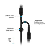 EAN 8591680147335 - FIXED FIXDLS-CL12-BK cable de conector Lightning 1,2 m Negro imagen 5