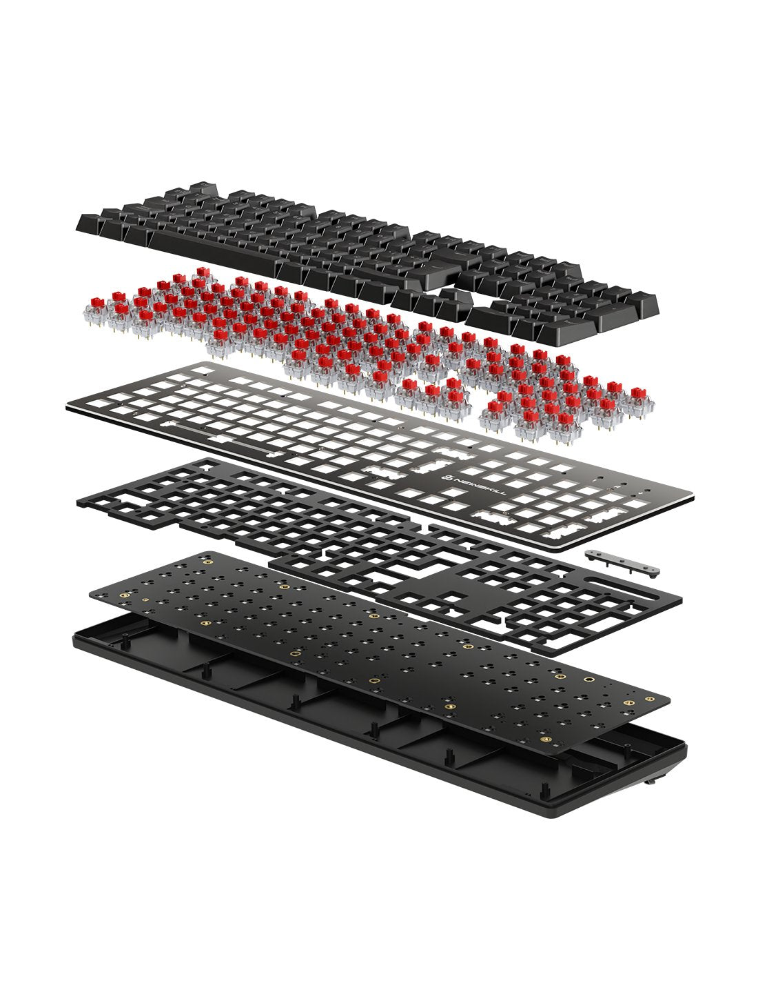 Teclado Newskill Gaming Ns-Kb-Serikev2  Usb Qwerty Español Negro