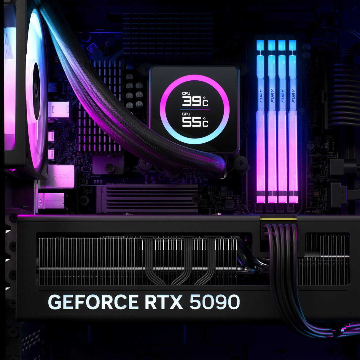 Pc Sobremesa Hyperx Omen Max 45l Gt24-0001ns Intel Core Ultra 7 270k Plus 32gb 2tb Ssd Rtx 5080 Windows 11 Wifi7