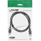Inline Usb 3.0 Cable Tipo A Macho A A Macho Negro 1m