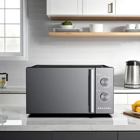 EAN 8426156018768 - Grunkel MWG-20ESPEJO microondas Acero inoxidable, Negro Microondas con grill Encimera 20 L 700 W imagen 4