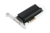 Adaptador Icydock M.2 Nvme Disco Ssd A Tarjeta Adaptadora Pcie Con Calor