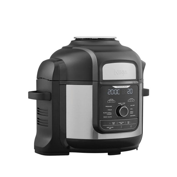 Ninja Op500eu Foodi Max Multi-Cooker Olla A Presión, Negro Y Plateado