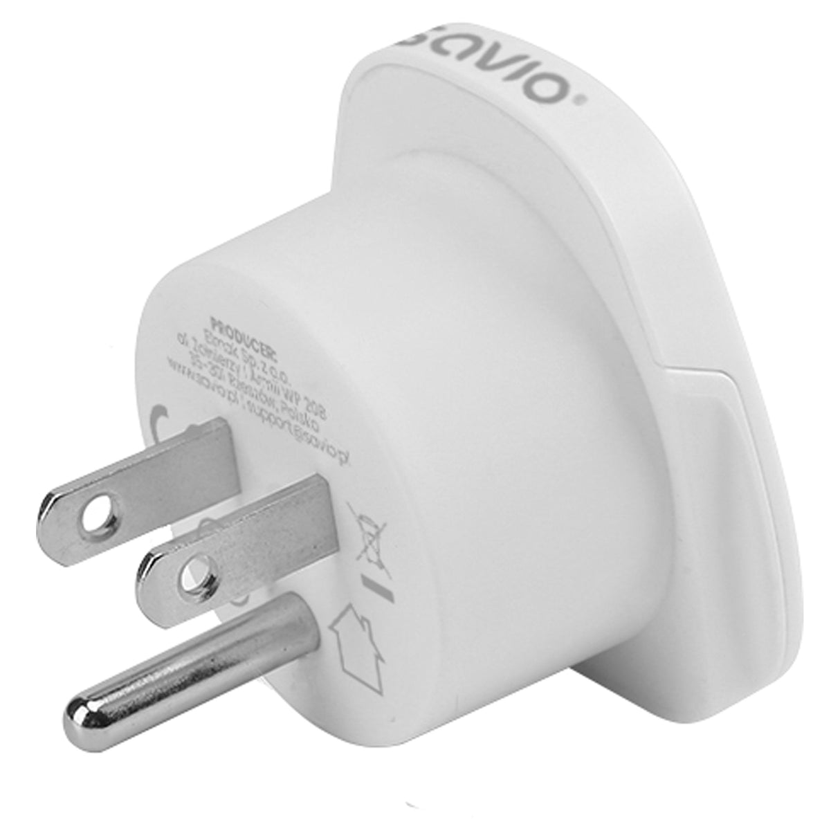 Savio Ap-07 Adaptador E Inversor De Corriente Universal 2500 W Blanco