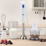 EAN 8021098002358 - Braun MultiQuick 1 MQ10.202M WH 0,6 L Batidora de inmersión 450 W Acero inoxidable, Blanco imagen 4