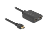 Delock Hdmi Splitter 1 X Hdmi In A 2 X Hdmi Out 4k 60 Hz Con Downscaler