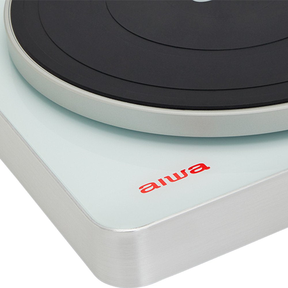 Tocadiscos Bluetooth Aiwa Apx-790bt White Alta Precision Bt 5.0 Transmision Por Correa