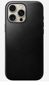Nomad Modern Leather Case Iphone 16 Pro Max Black Horween
