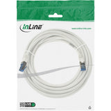 Cable De Red Inline S/Ftp Pimf Cat.6a Libre De Halógenos 500mhz Blanco 10m