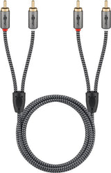 EAN 4040849652936 - Goobay 65293 cable de audio 2 m 2 x RCA Gris imagen 5