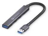 EAN 4251364735466 - sonero S-UH100-005 hub de interfaz USB 3.2 Gen 1 (3.1 Gen 1) Type-A 5000 Mbit/s Negro, Gris imagen 1