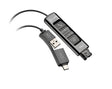 EAN 0017229175129 - HP Poly DA85 USB to QD Black Adapter TAA Adaptador de interfaz imagen 1