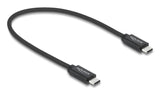 Delock Koaxiales Usb 40 Gbps Cable Usb Pd 3.1 240 W 0,5 M
