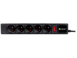 EAN 5907512869833 - Tracer Surge protector PowerGear 5 m Black (5 outlets) base múltiple 5 salidas AC Interior Negro imagen 2